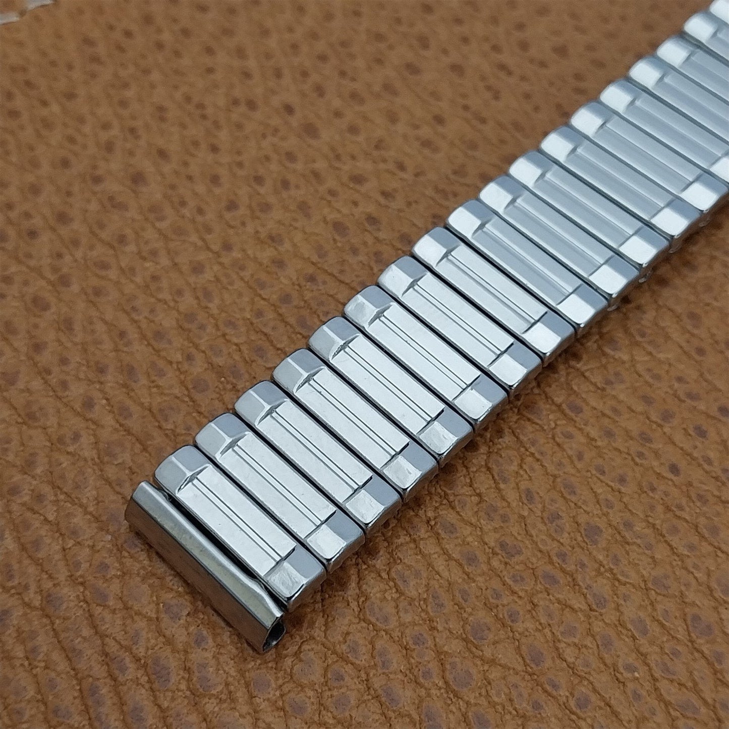 5/8" Lenox USA Stainless Steel Unused Classic Stretch 1950s Vintage Watch Band