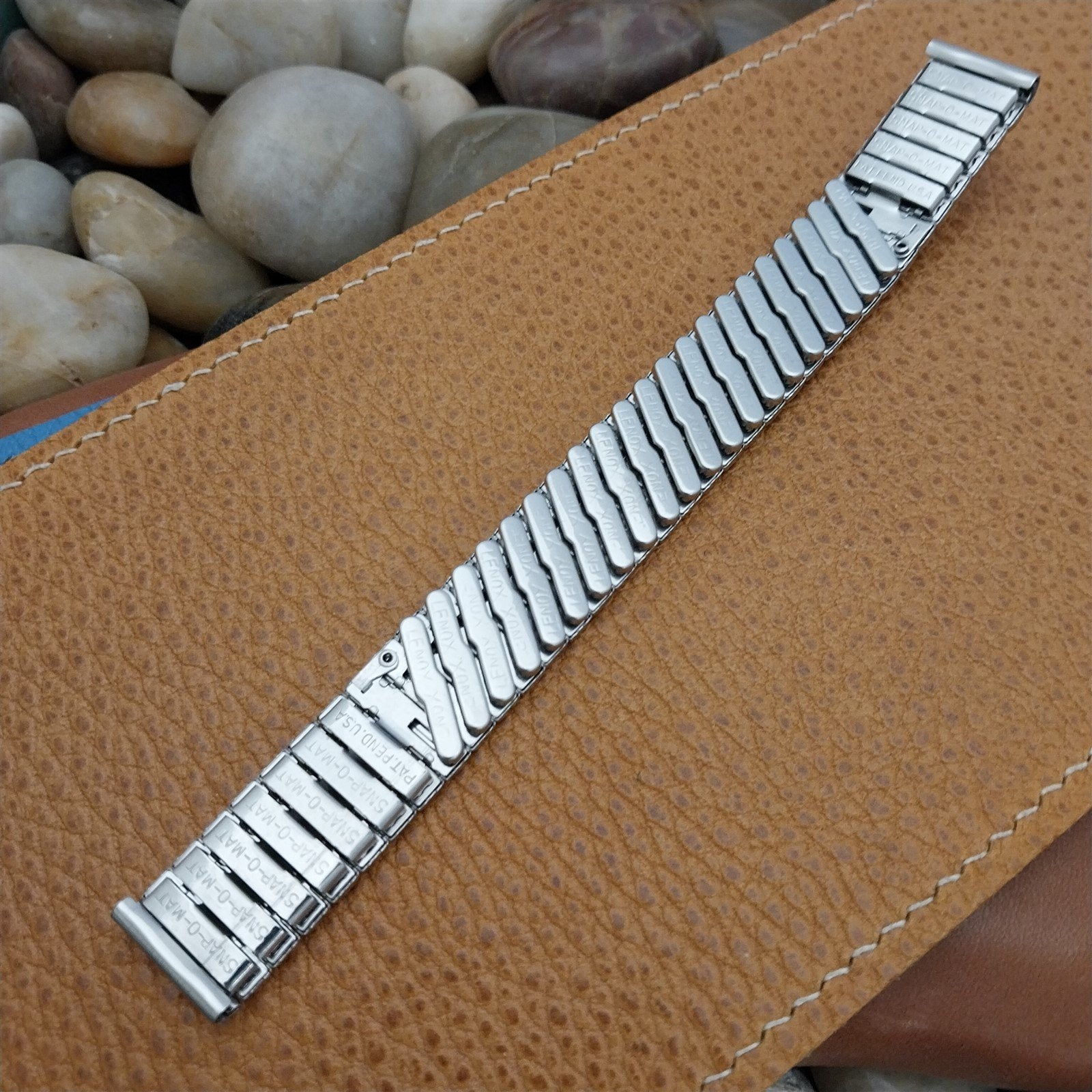 5/8" Lenox USA Stainless Steel Unused Classic Stretch 1950s Vintage Watch Band