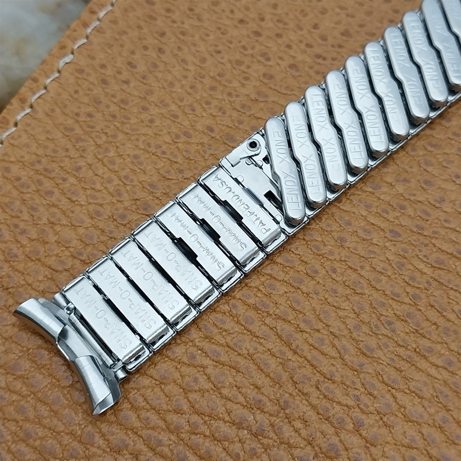 Lenox USA Stainless Steel Unused 1950s Vintage Watch Band 16mm 18mm 19mm