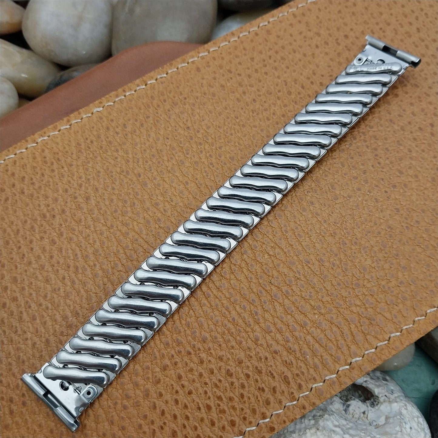 1950s Stainless Steel Expansion nos Foster USA Vintage Watch Band 16mm 18mm 19mm