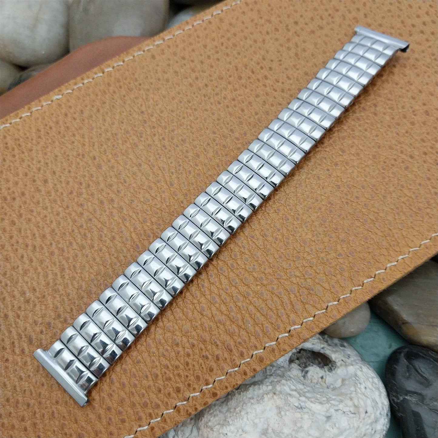 1950s Stainless Steel Expansion nos Foster USA Vintage Watch Band 16mm 18mm 19mm