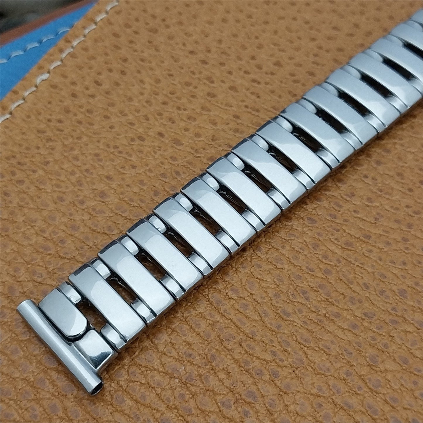 Vintage 19mm 18mm Foster Classic 1950s Stainless Steel Stretch Unused Watch Band