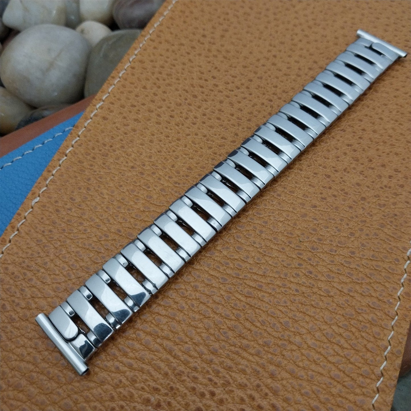 Vintage 19mm 18mm Foster Classic 1950s Stainless Steel Stretch Unused Watch Band