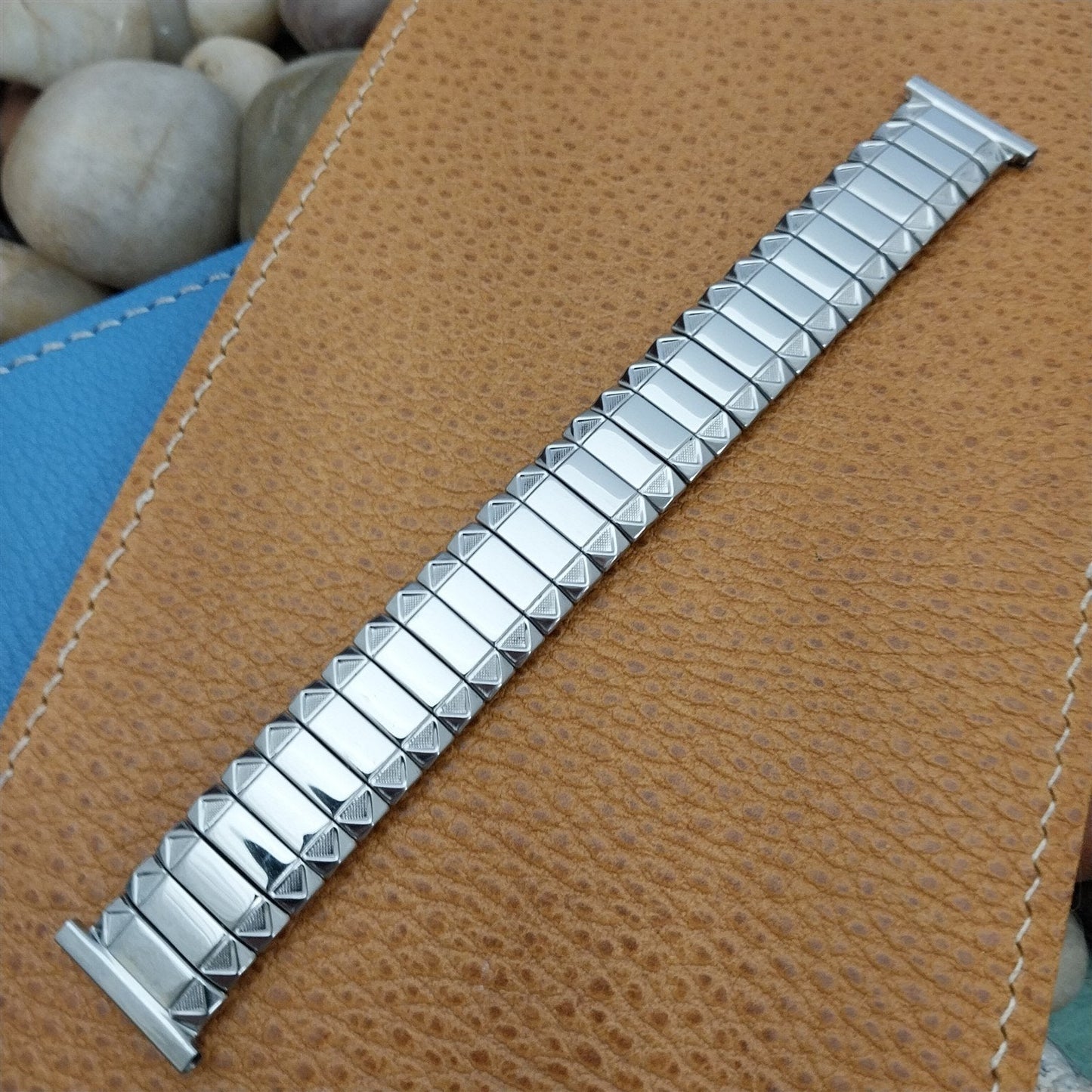 19mm 18mm 16mm 1950s Stainless Steel Scissor-Expansion Foster Unused Watch Band