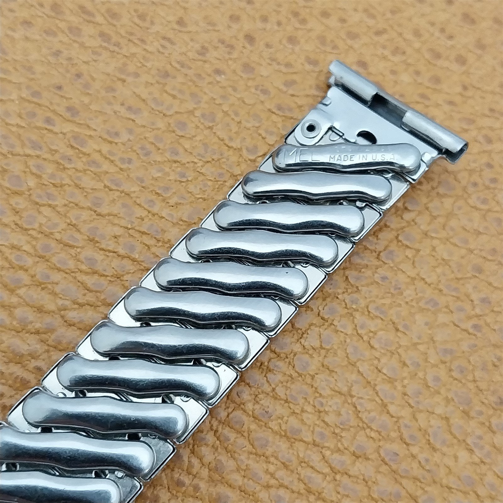 1950s Stainless Steel Scissor-Expansion nos Foster USA Vintage Watch Band