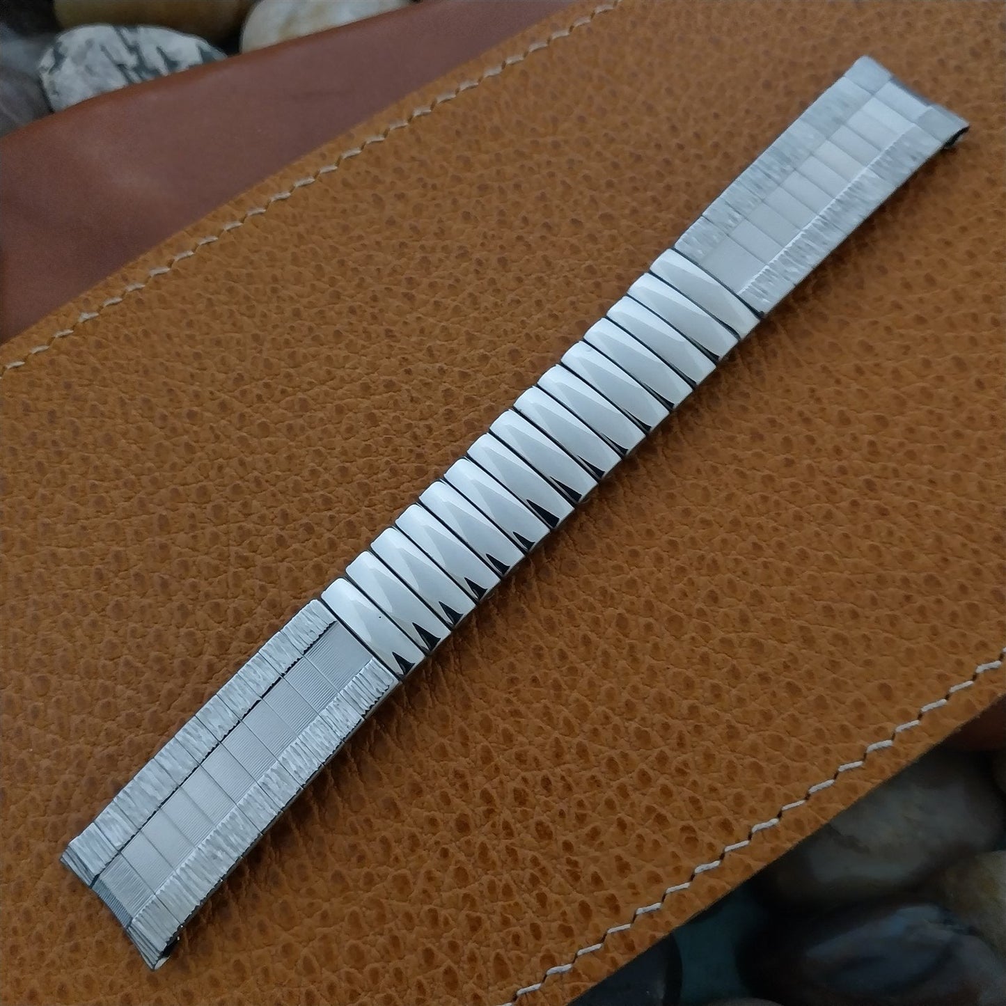 Unused 1960s 11/16" Scott Stainless Steel Old-Stock Expansion Vintage Watch Band