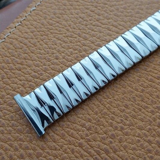 Stainless Steel Scissor-Expansion Short nos Foster USA 1950s Vintage Watch Band