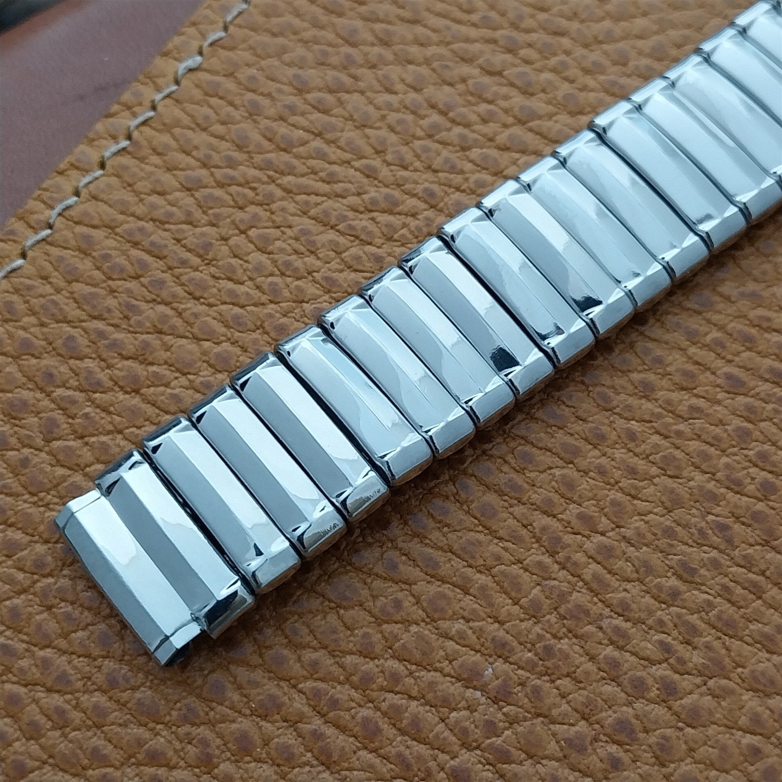 5/8 Micro-Flex 50s Stainless Steel Scissor-Expansion nos Vintage Watch Band