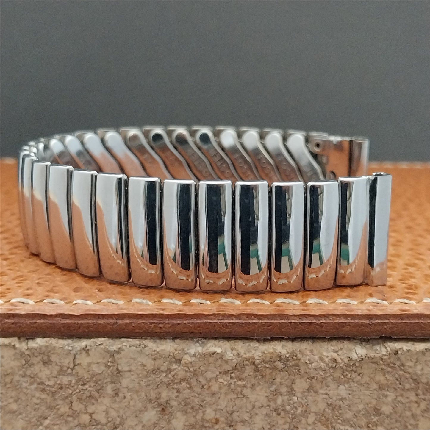 5/8" Foster 1950s Stainless Steel Stretch nos Vintage Watch Band