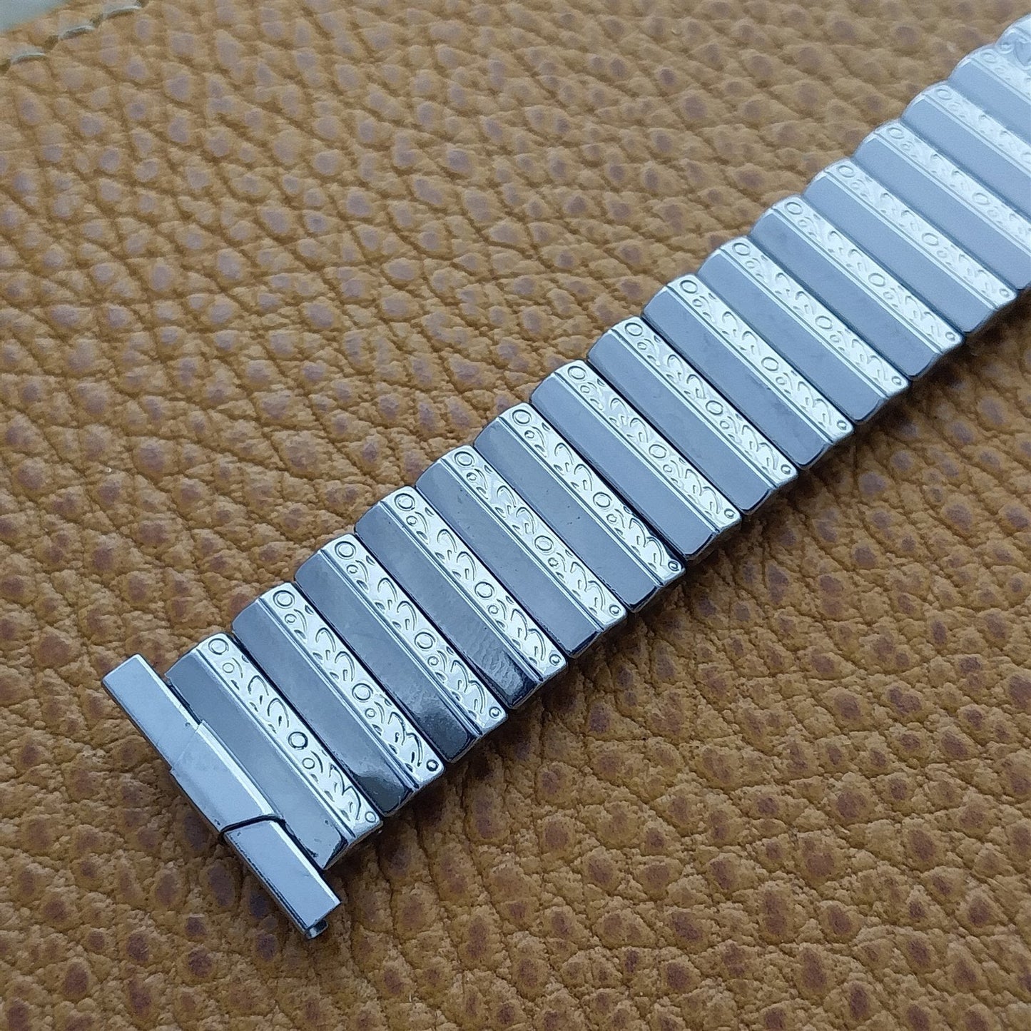 Foster USA Stainless Steel NOS Expansion 1950s Vintage Watch Band 16mm-19mm