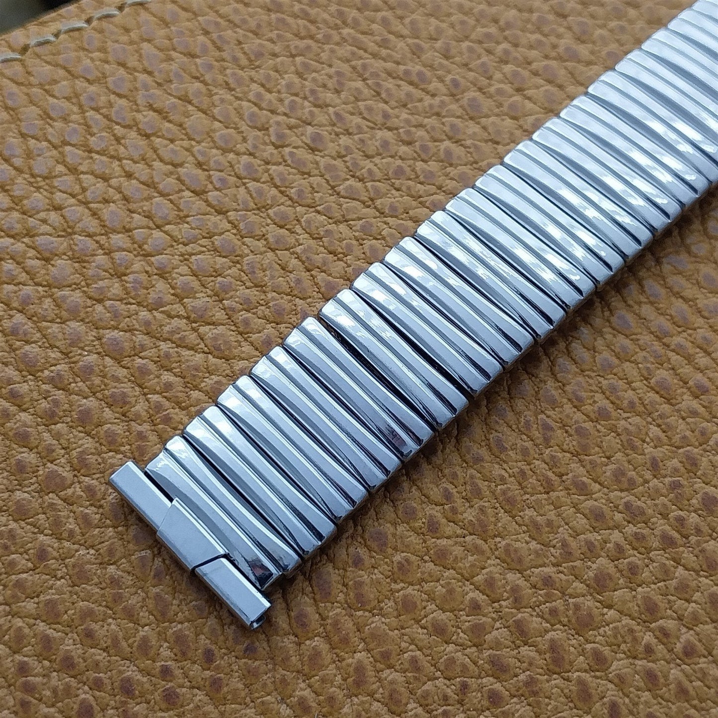 Foster 16mm 17.2mm 18mm 19mm Stainless Steel Expansion 1950s Vintage Watch Band