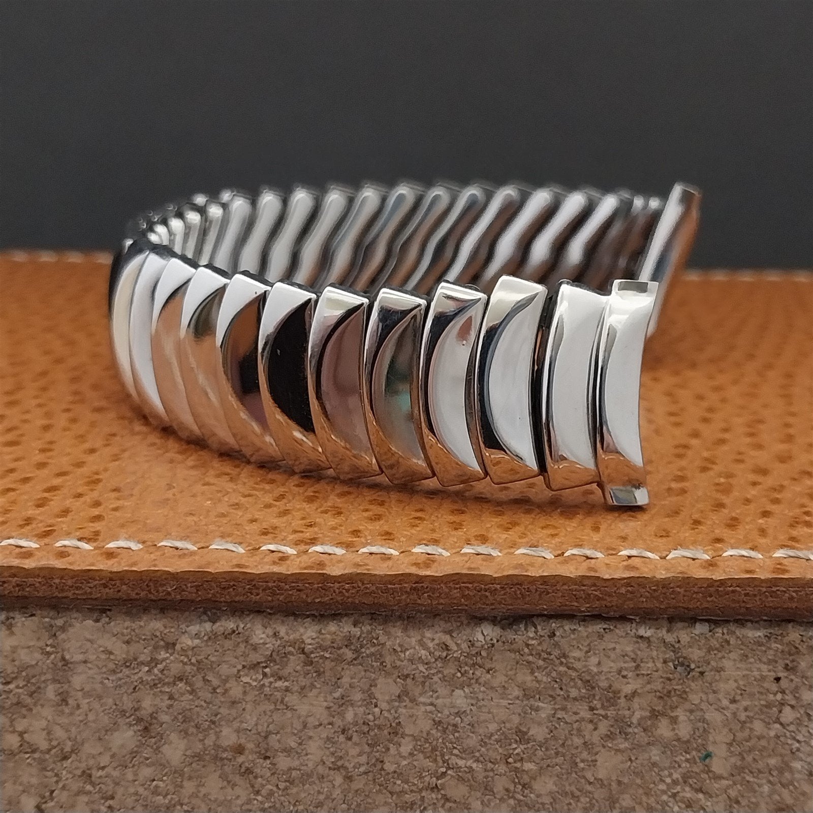 Bretton USA Stainless Steel All Star 1940s nos Vintage Watch Band