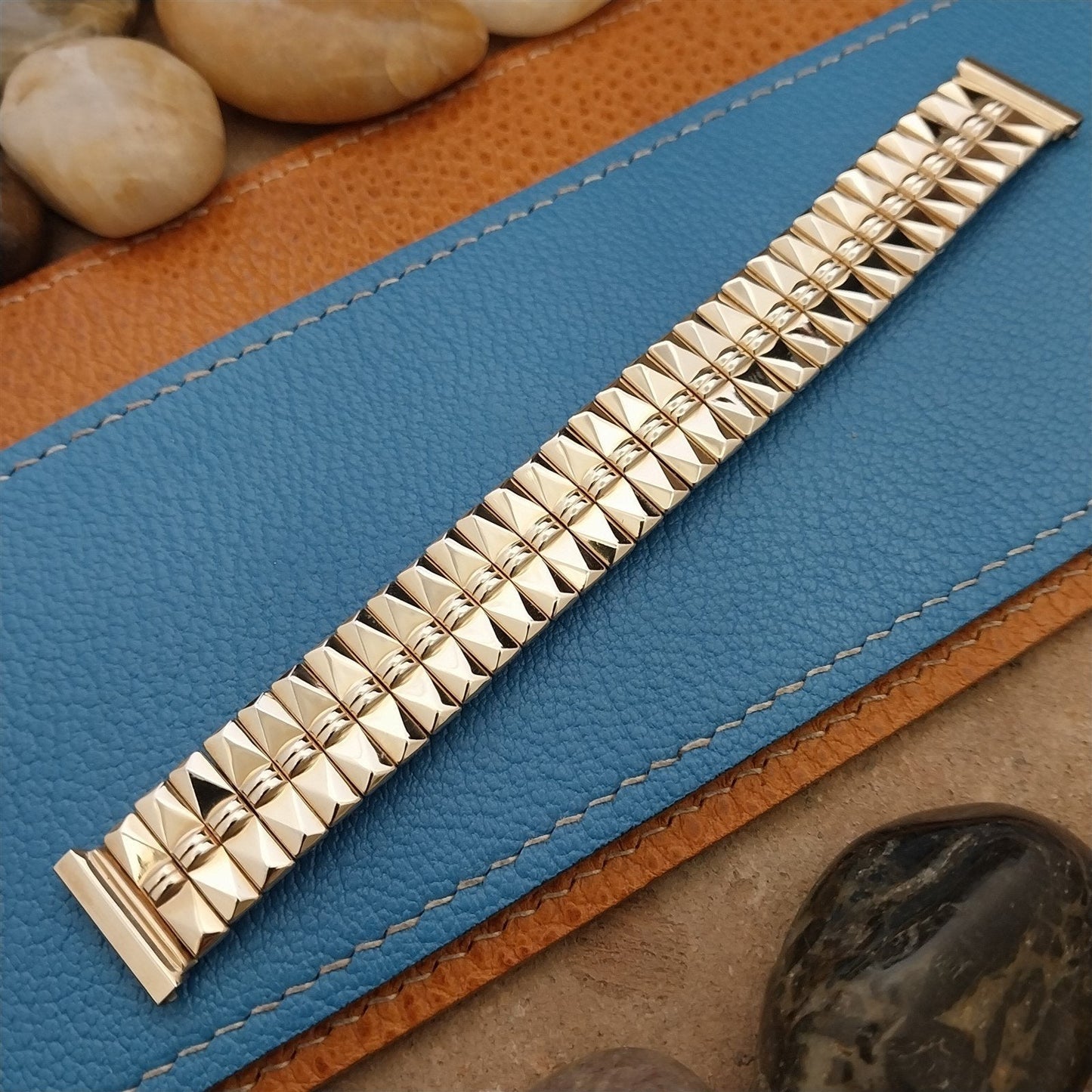 Vintage 17.2mm 17mm 16mm Ebert 10k Gold-Filled Expansion NOS Unused Watch Band