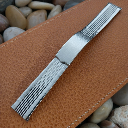 Classic Kestenmade USA Stainless Steel nos Vintage Watch Band 17mm 18mm 19mm