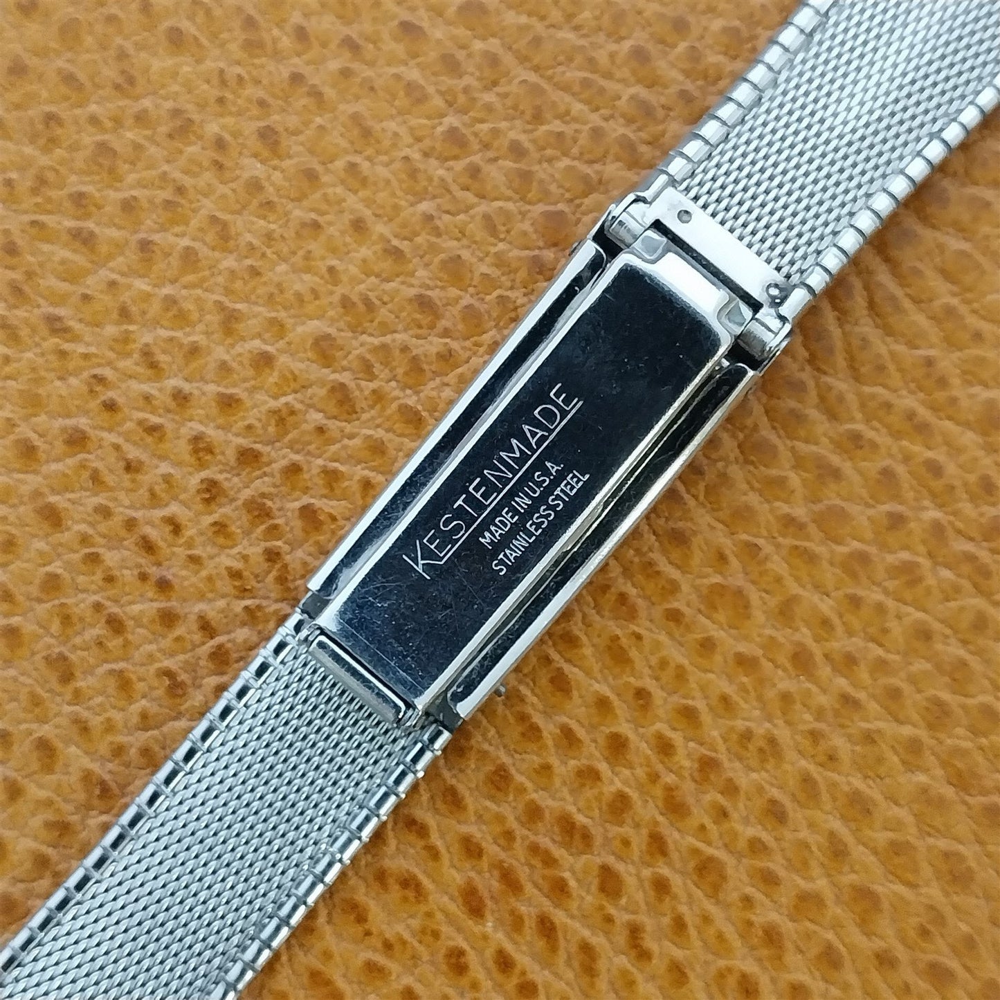 19mm 18mm 1960s Kestenmade Stainless Steel Deployment Unused Vintage Watch Band