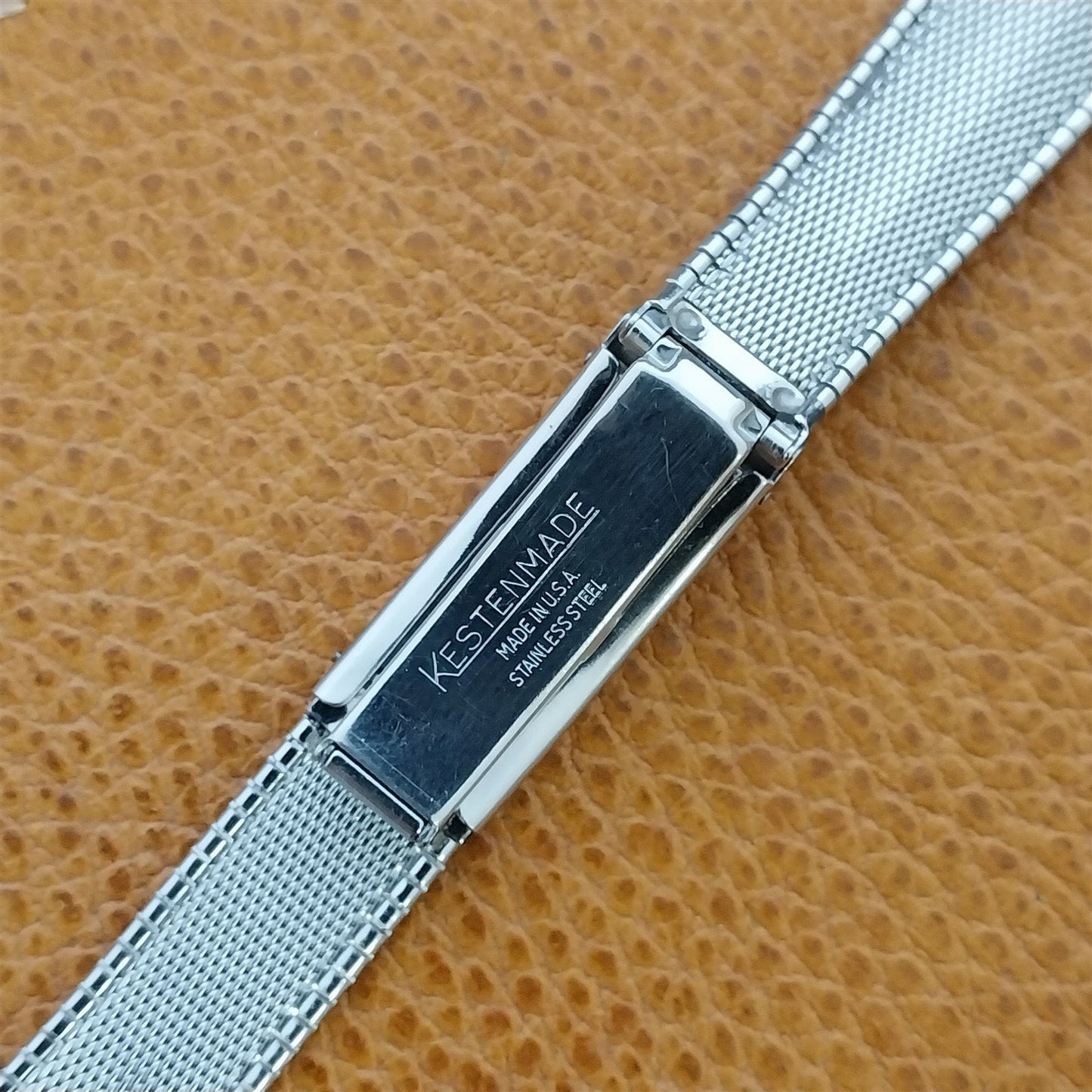 Kestenmade USA Stainless Steel nos 1960s Vintage Watch Band 18mm 19mm