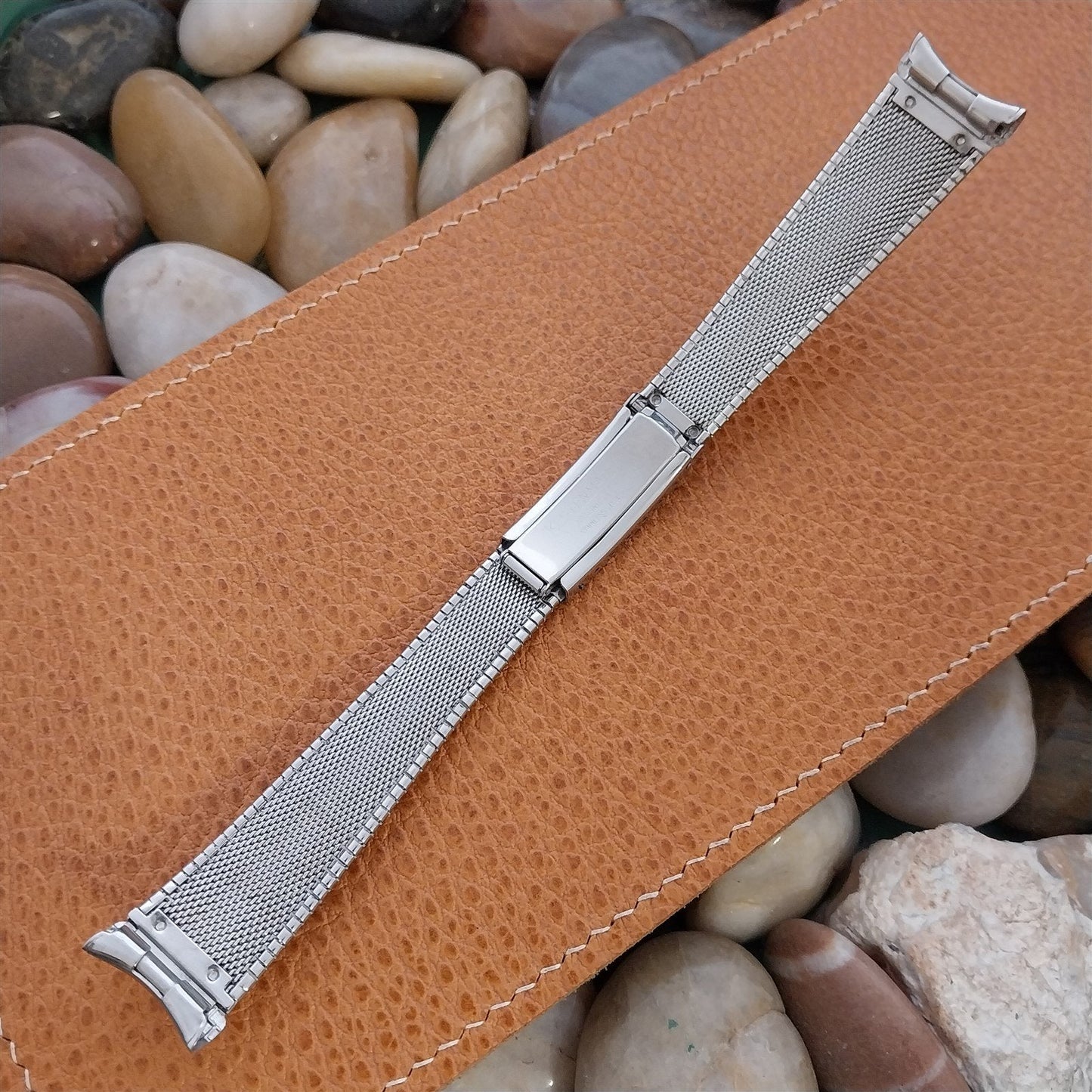 Kestenmade USA Stainless Steel nos 1960s Vintage Watch Band 18mm 19mm