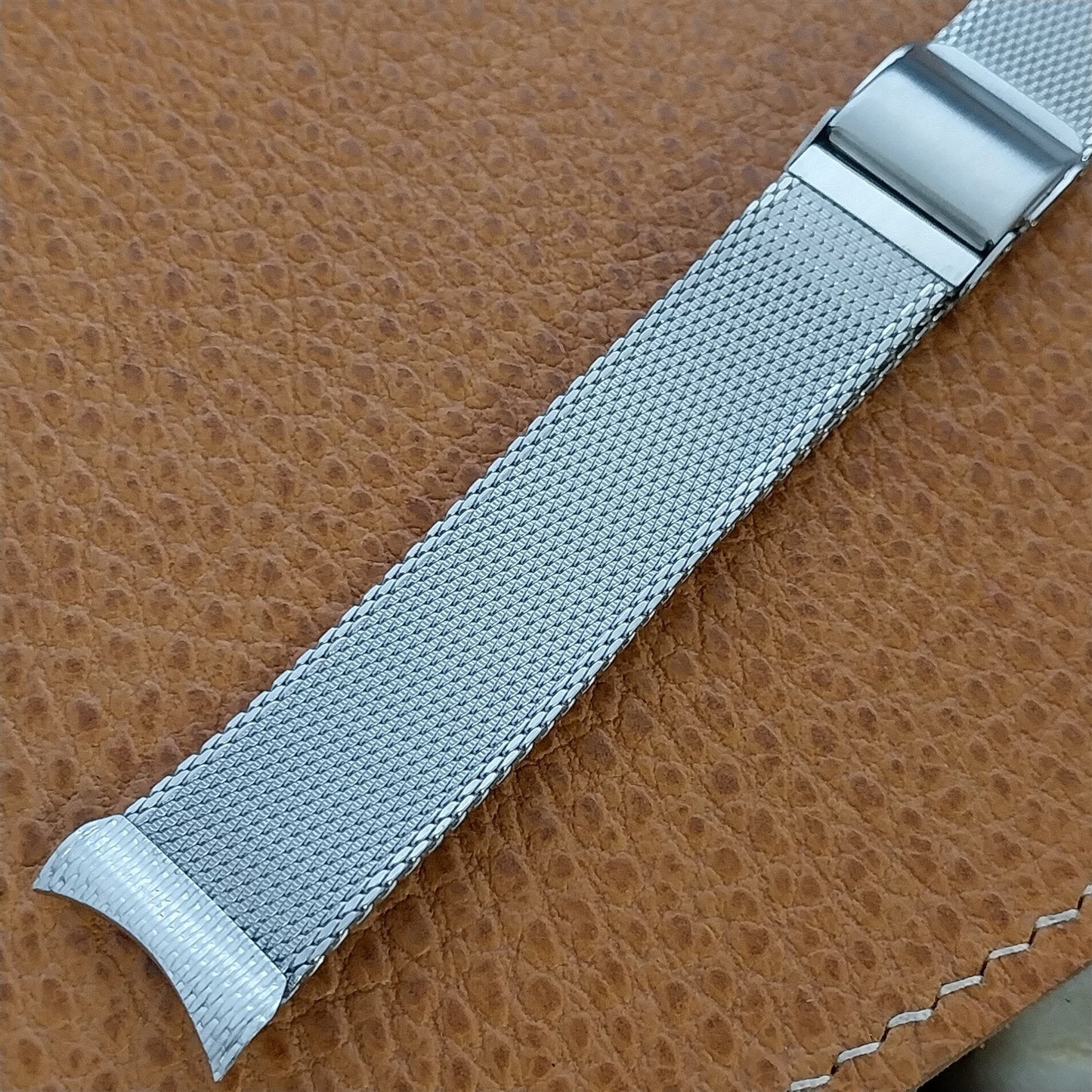 Vintage 19mm 18mm Stainless Steel Mesh nos 1960s Kestenmade Watch Band