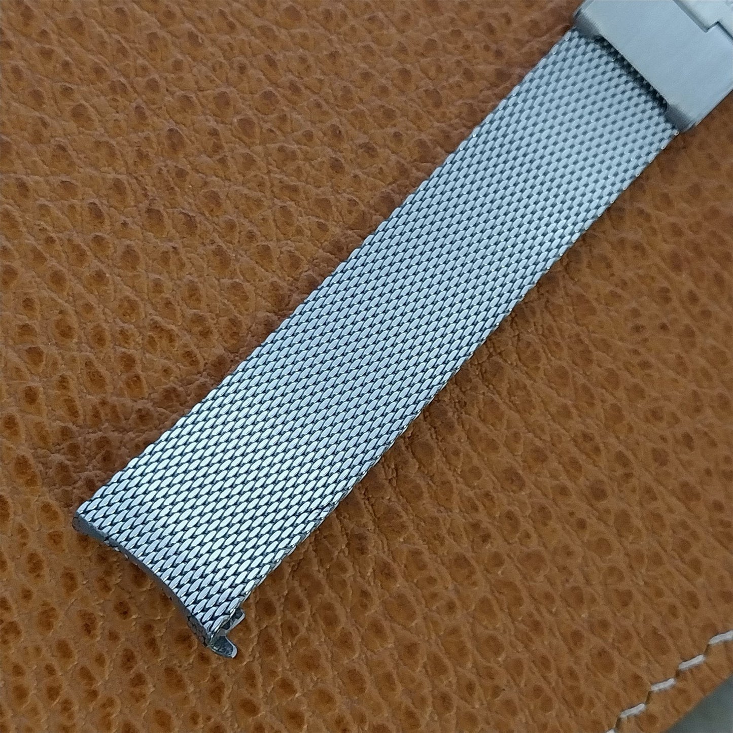 Vintage 17.2mm Stainless Steel Mesh Unused Classic 1960s Kestenmade Watch Band