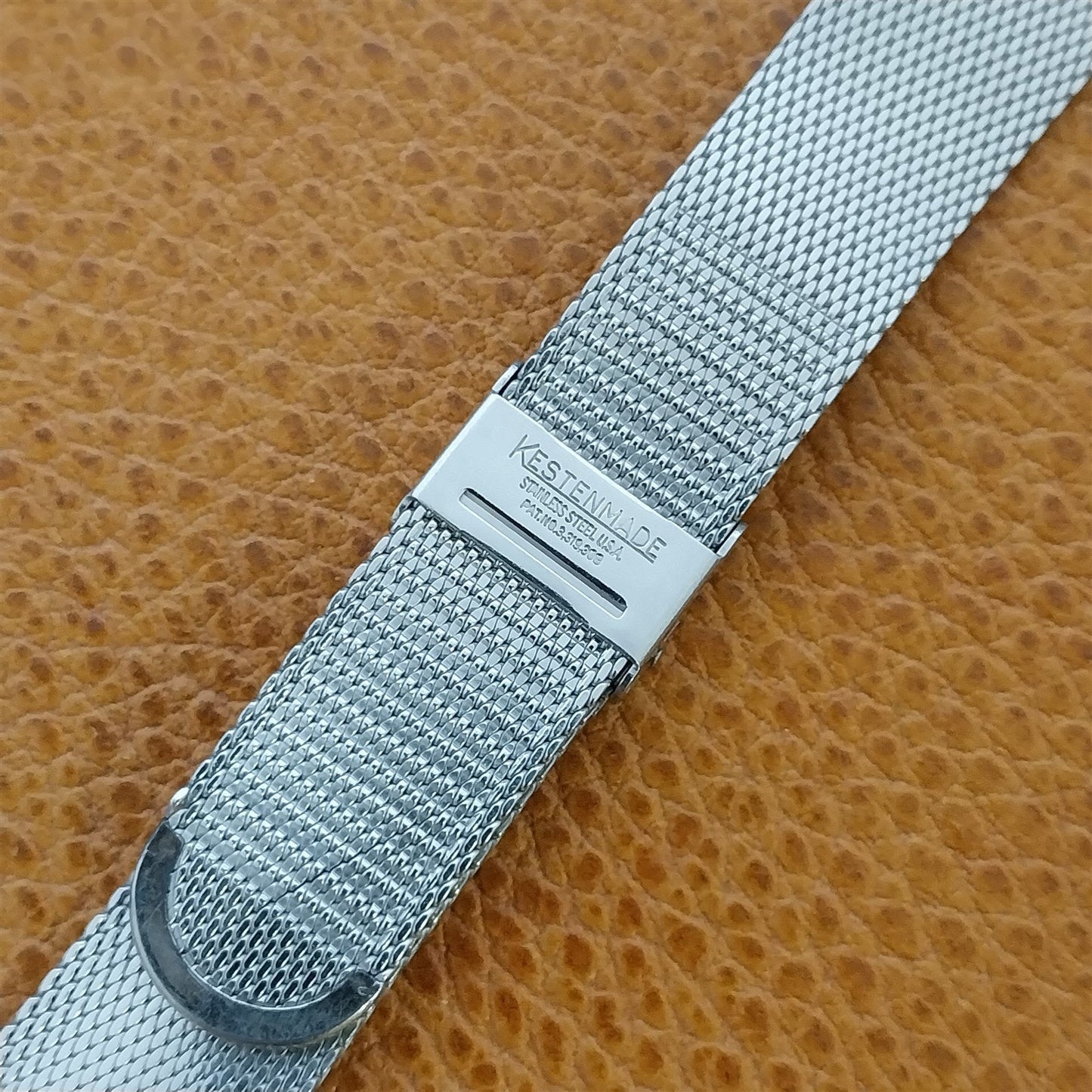 Vintage 17.2mm Stainless Steel Mesh Unused Classic 1960s Kestenmade Watch Band