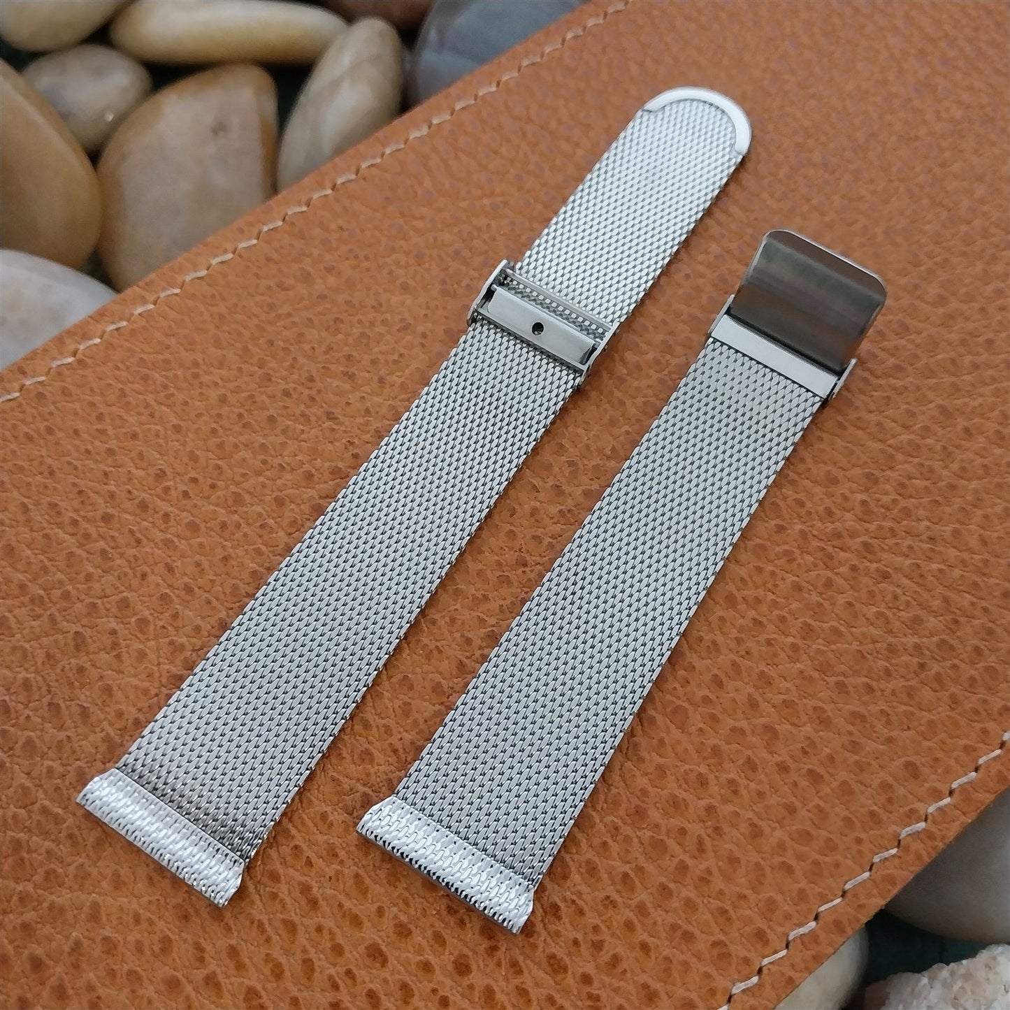 19mm 18mm 17mm Stainless Steel Mesh Unused Classic 1960s Kestenmade Watch Band