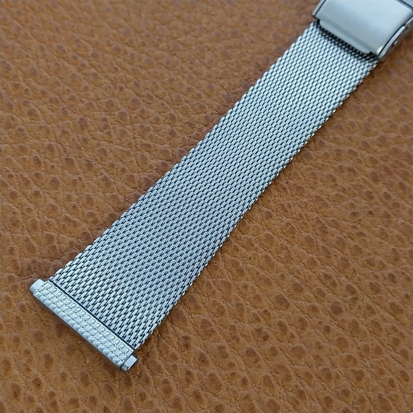 Stainless Steel Mesh 1960s-1970s nos Vintage Watch Band 18mm 19mm 20mm