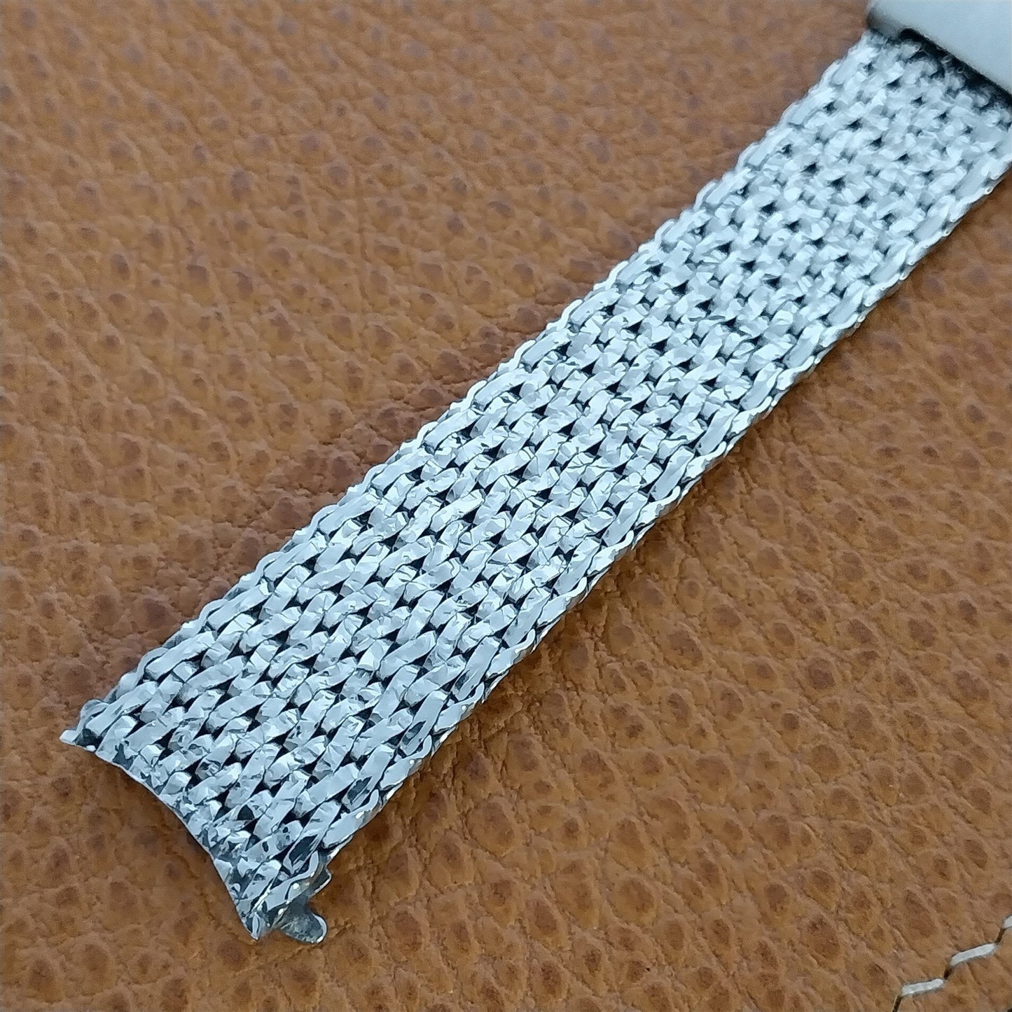 17.2mm Stainless Steel Mesh Kestenmade Unused nos 1960s Vintage Watch Band