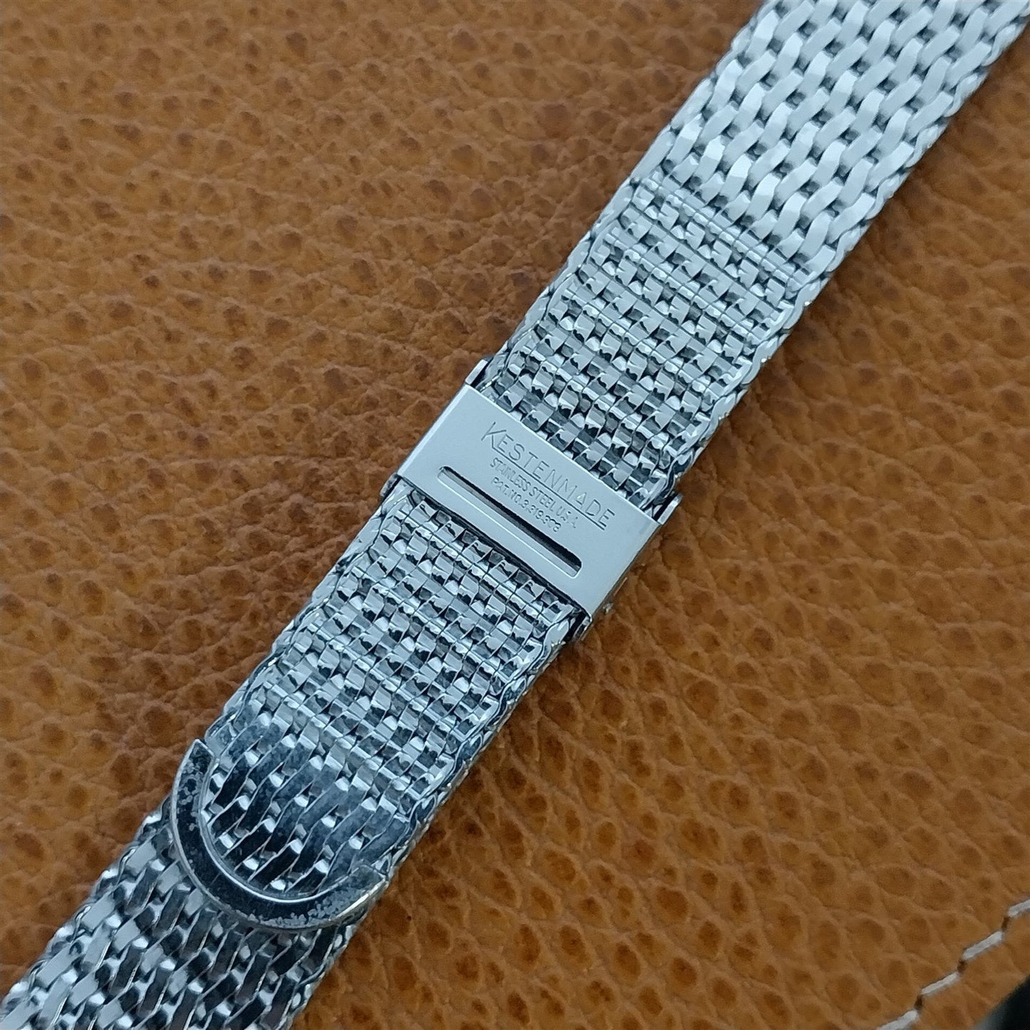 17.2mm Stainless Steel Mesh Kestenmade Unused nos 1960s Vintage Watch Band