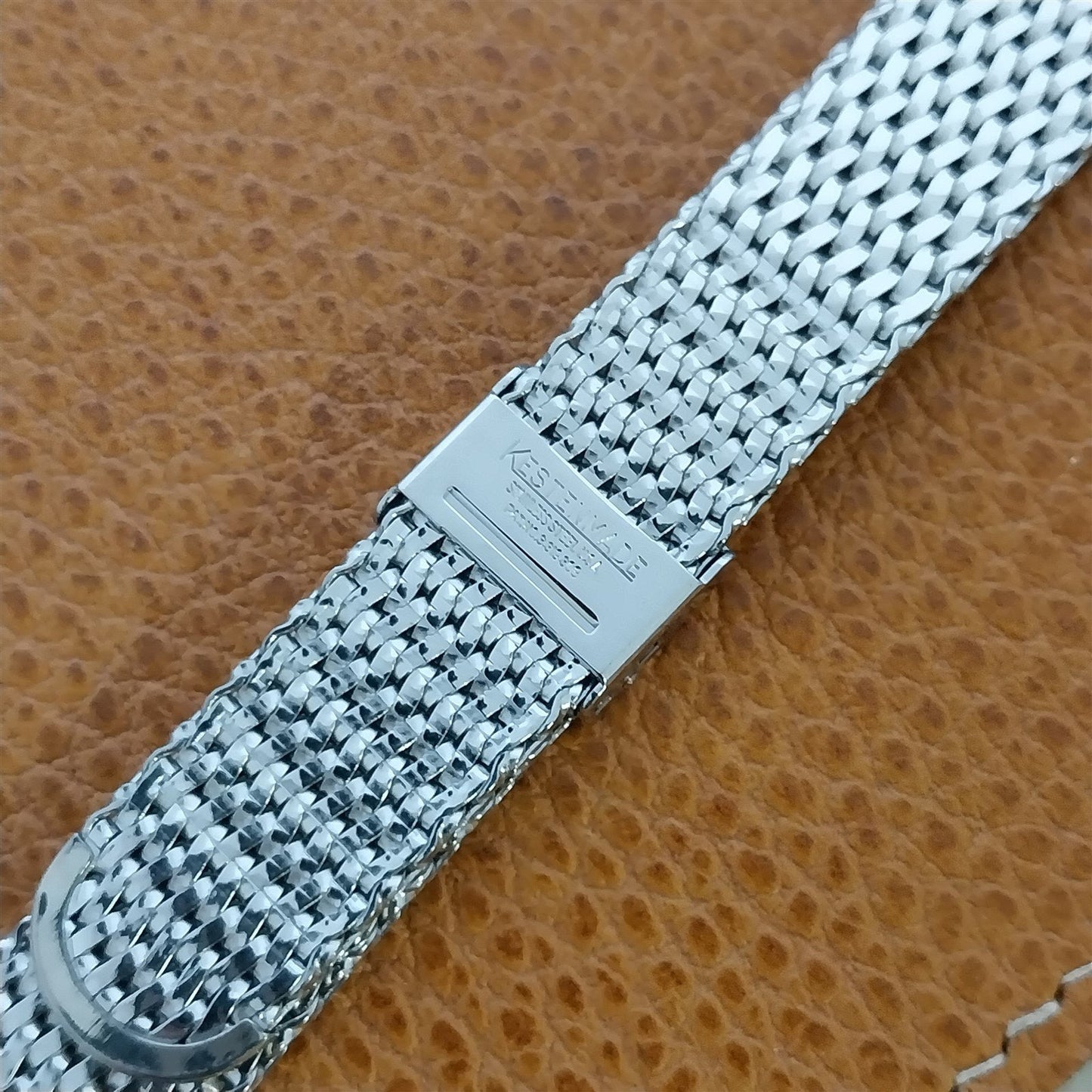 Vintage 17.2mm Stainless Steel Mesh Unused 1960s Kestenmade Classic Watch Band