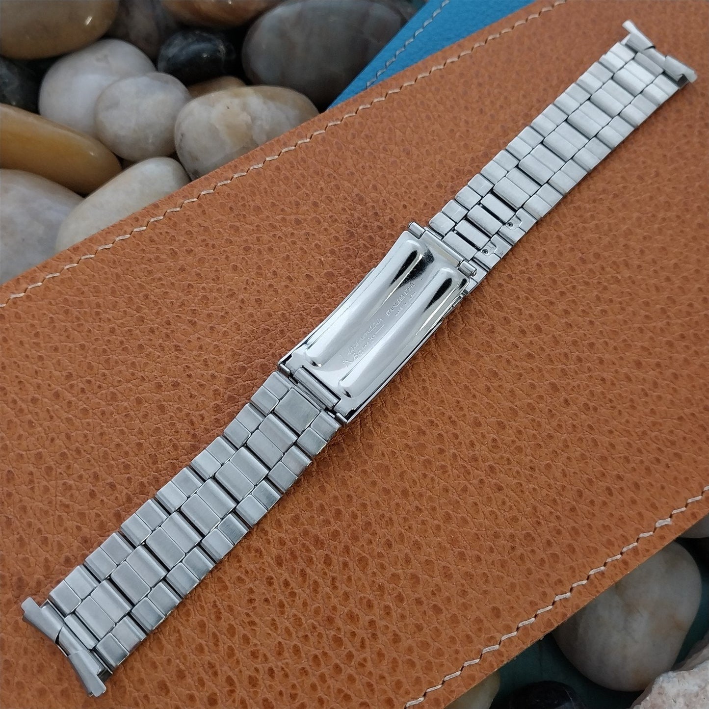 Vintage Stainless Steel 17mm Kestenmade Bambi 1970s Unused Classic Watch Band