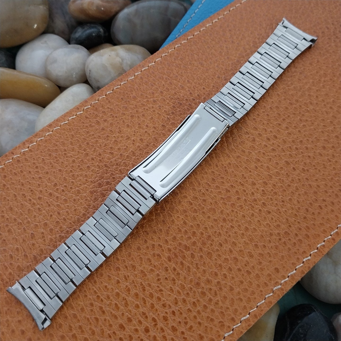 Vintage Stainless Steel 19mm 18mm 17mm Kestenmade nos 1970s Unused Watch Band