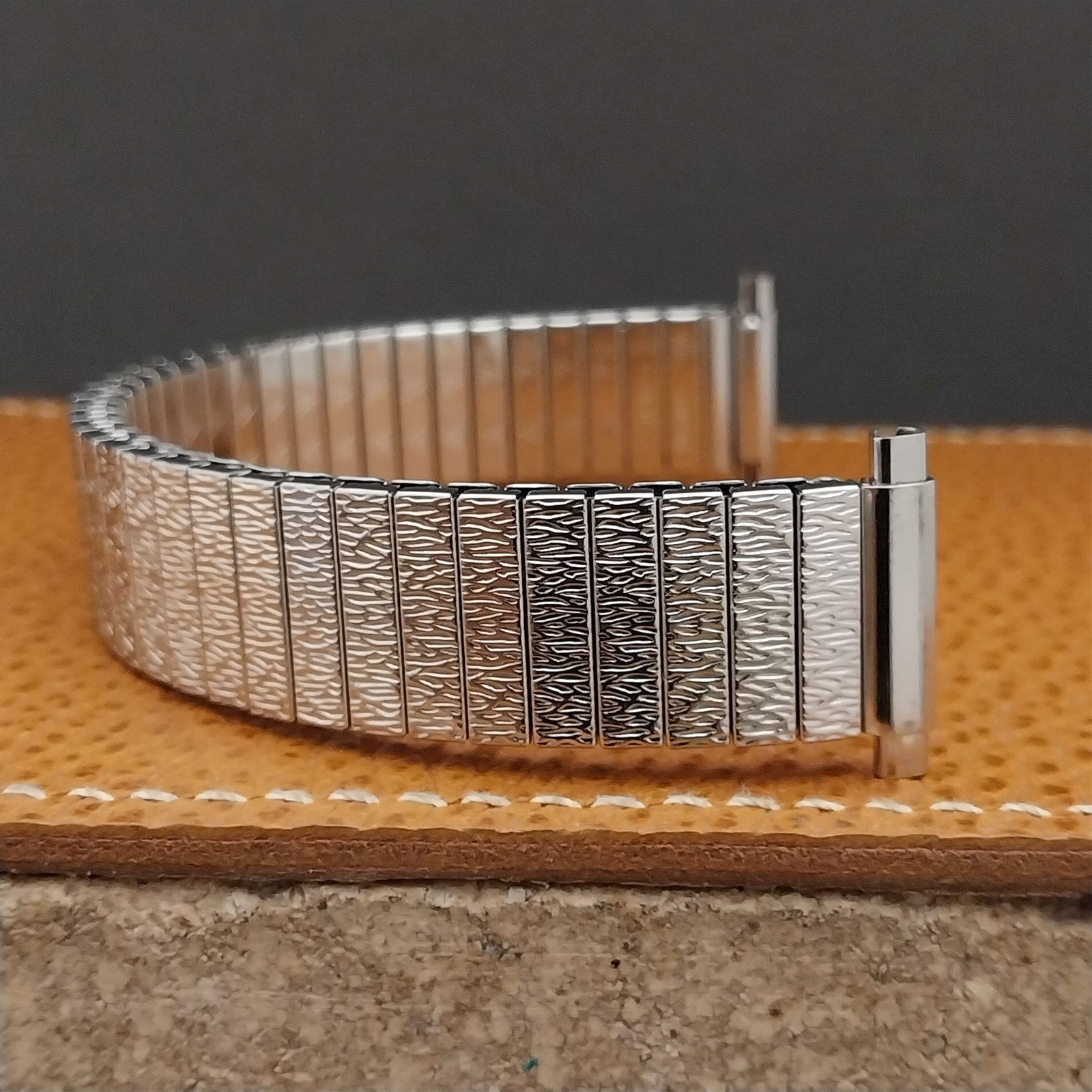 Vintage 18mm 19mm 20mm JB Champion Stainless Steel Expansion Unused Watch Band