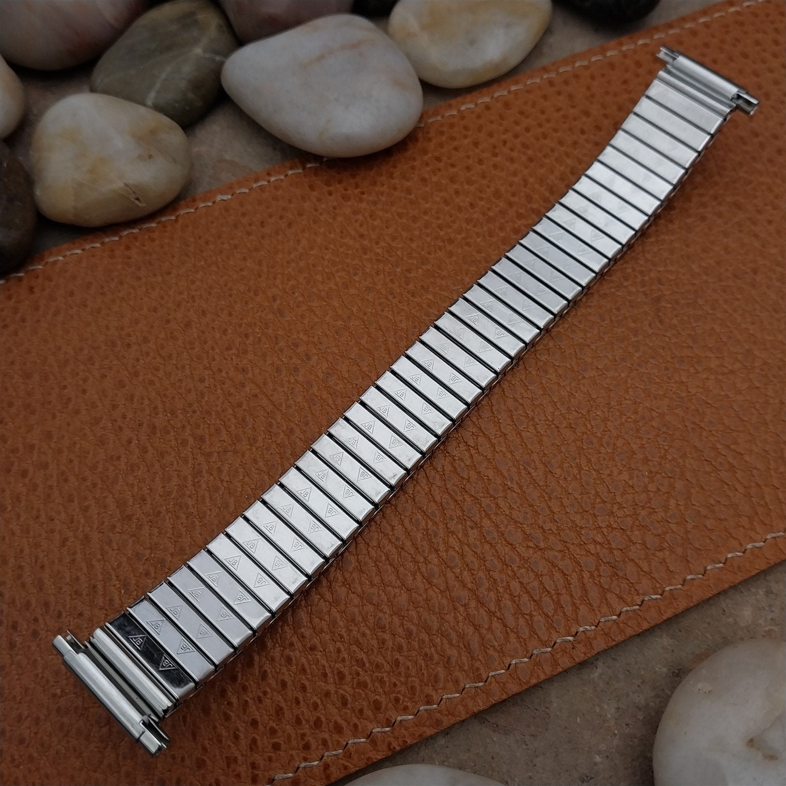 Vintage 18mm 19mm 20mm JB Champion Stainless Steel Expansion Unused Watch Band