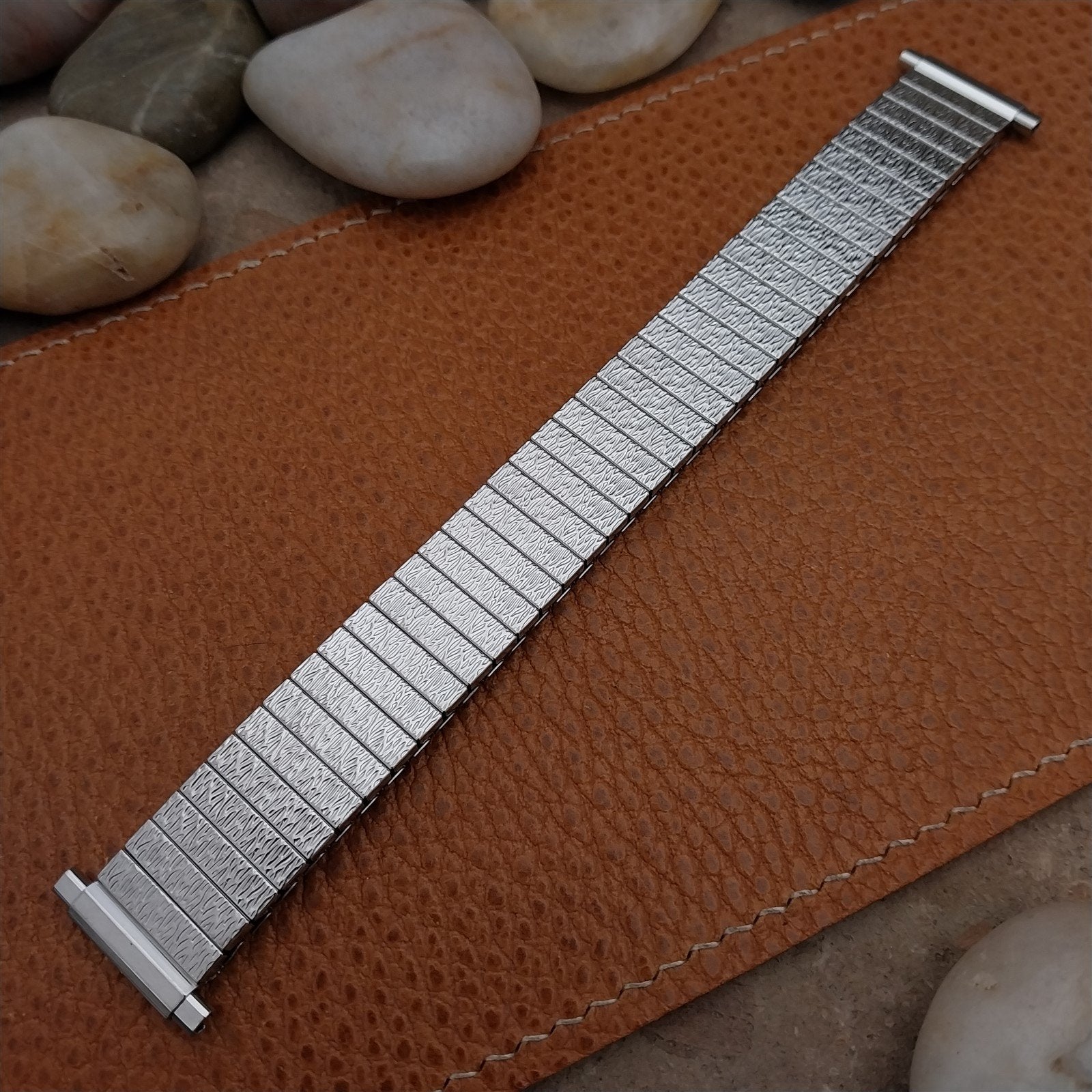 Vintage 18mm 19mm 20mm JB Champion Stainless Steel Expansion Unused Watch Band