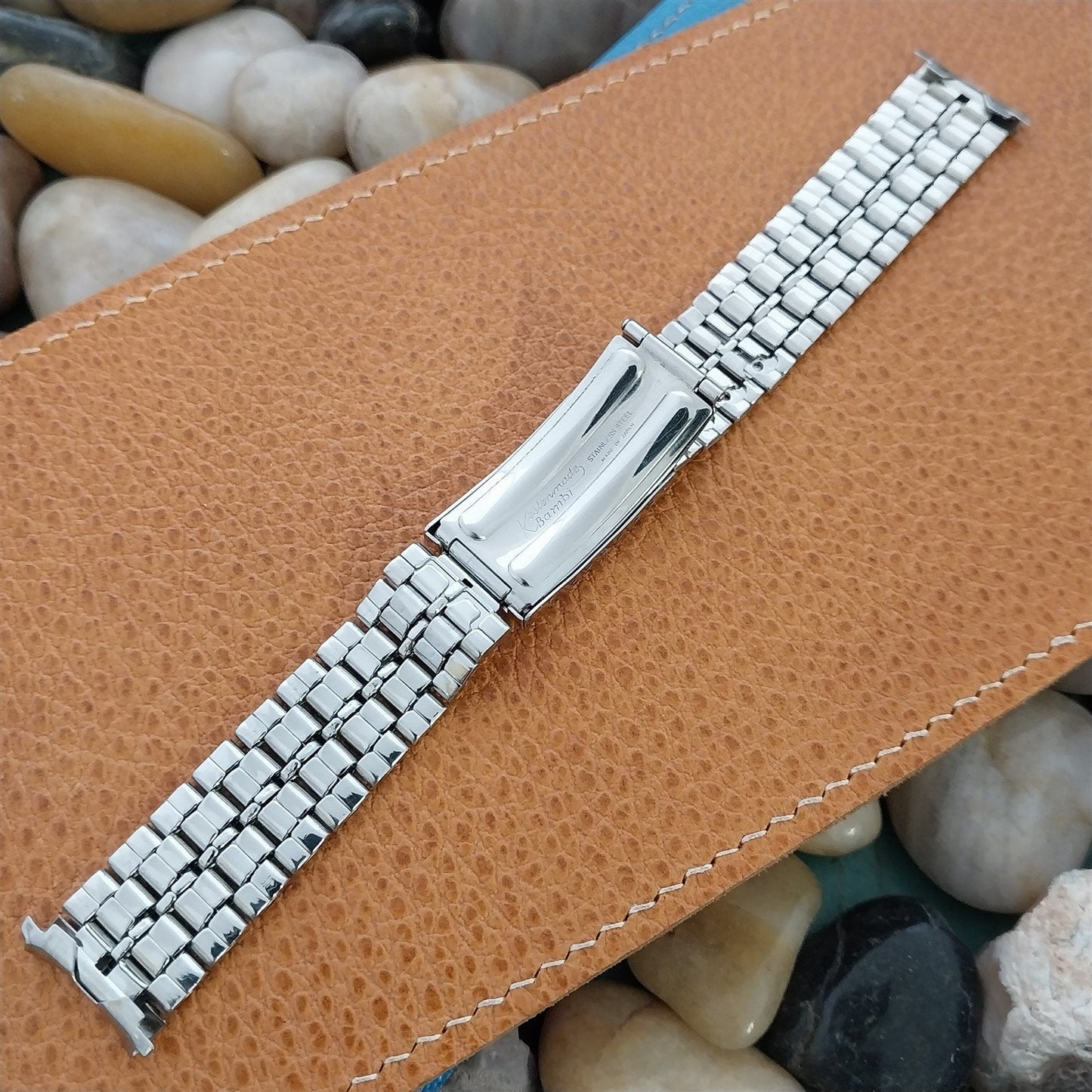 Vintage Stainless Steel 17.2mm Kestenmade Bambi 1970s Unused Classic Watch Band