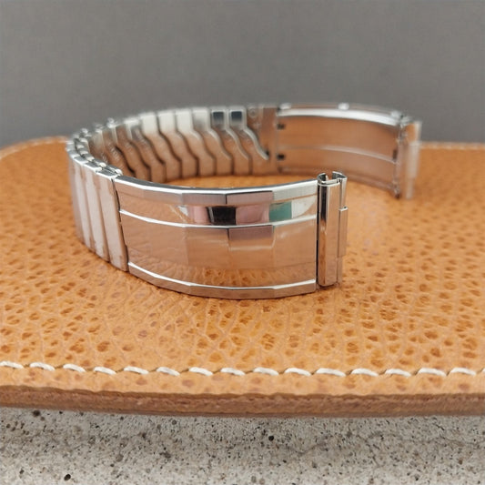 Vintage 19mm 18mm 16mm Stainless Steel Eton Expansion Unused 1950s Watch Band