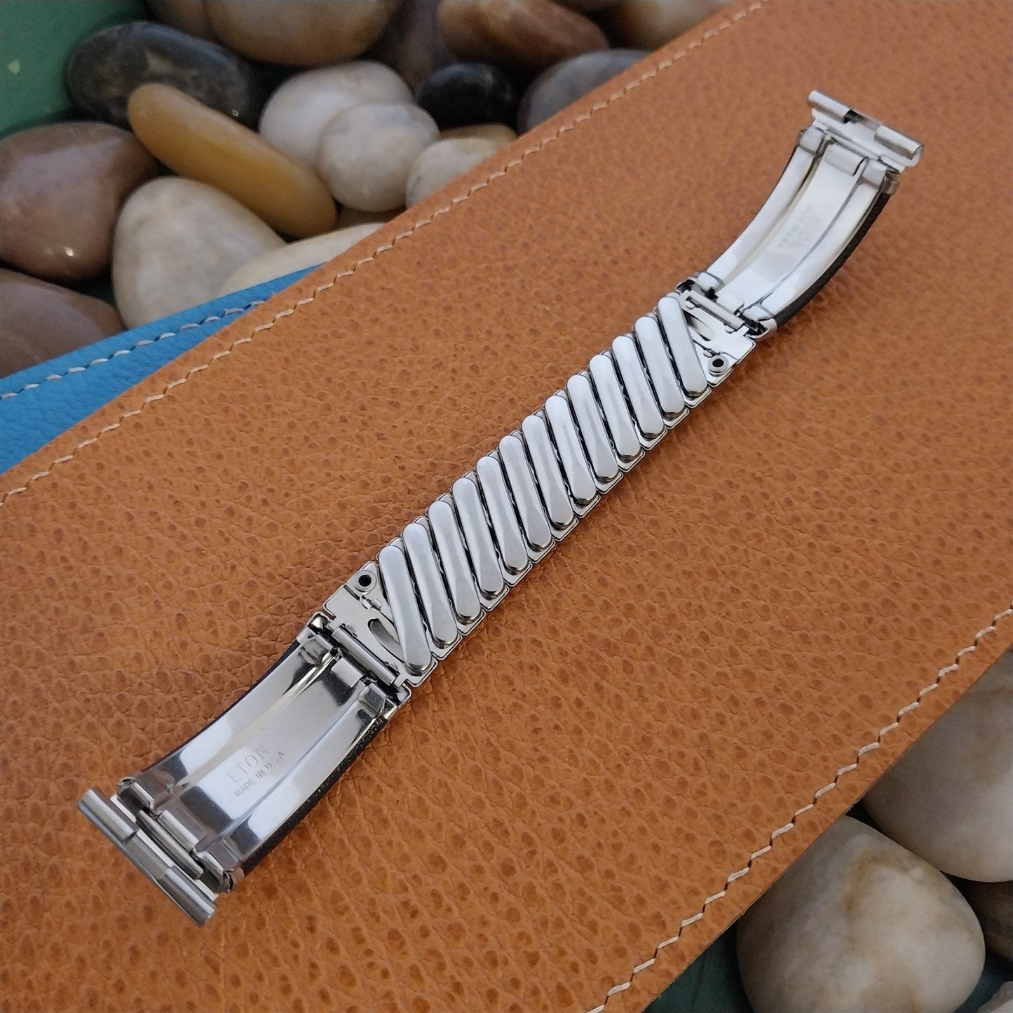 Vintage Stainless Steel 19mm 18mm 16mm Eton Imperial Unused nos 1950s Watch Band