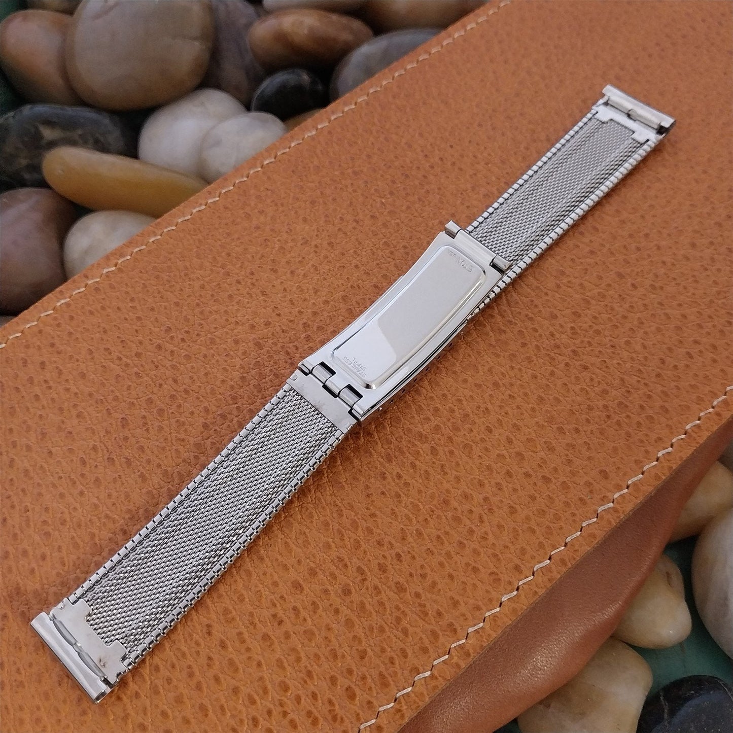 Vintage 17.2mm Stainless Steel MCM Classic Eton Unused nos 1960s Watch Band