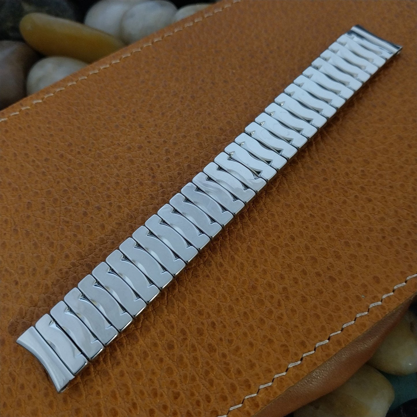 Eton USA 5/8 Stainless Steel Short Expansion Unused 1950s Vintage Watch Band