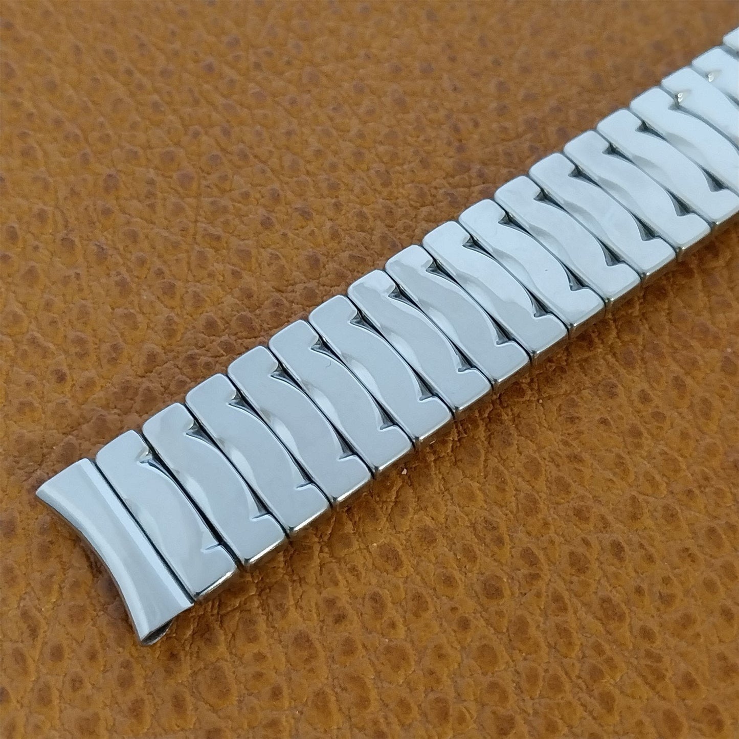 Eton USA 5/8 Stainless Steel Short Expansion Unused 1950s Vintage Watch Band