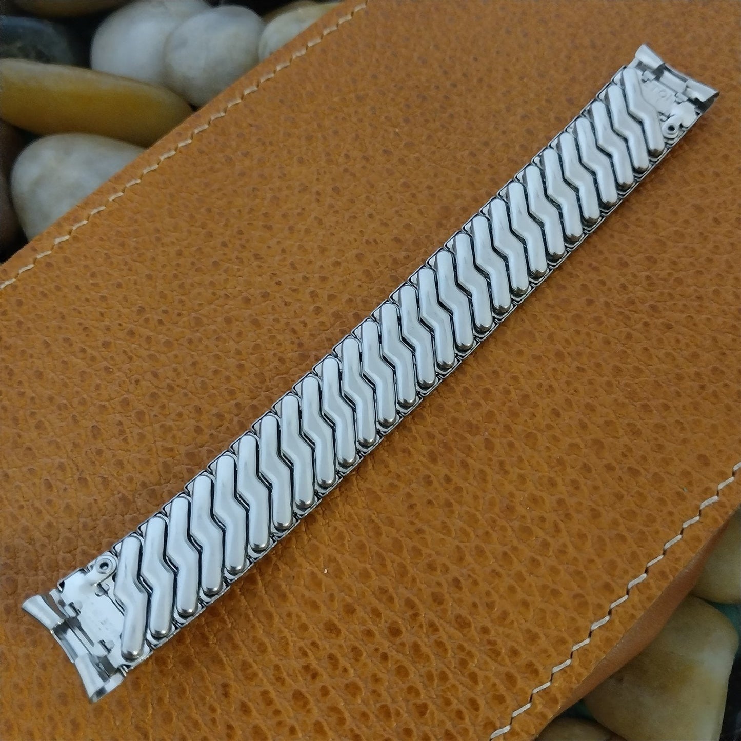 Eton USA 5/8 Stainless Steel Short Expansion Unused 1950s Vintage Watch Band