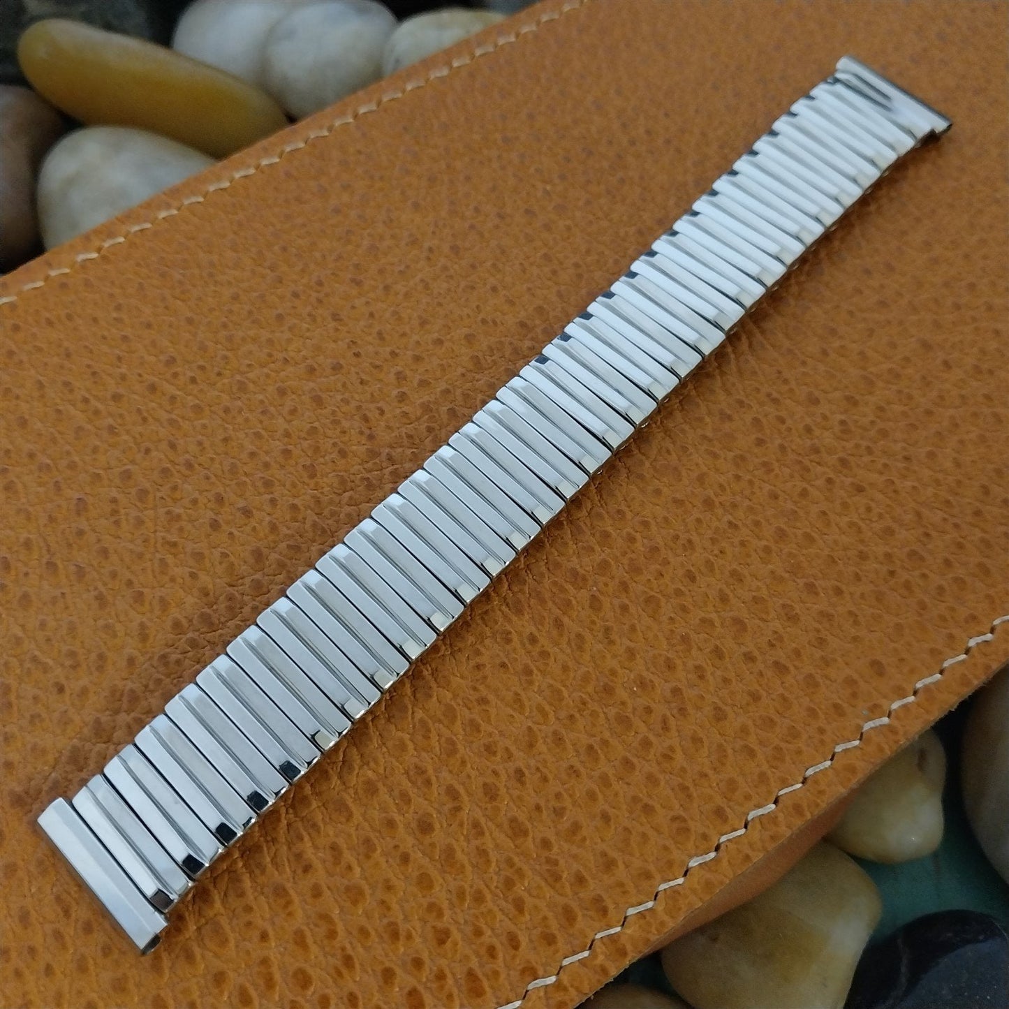 Eton USA 17.2mm Stainless Steel Expansion nos 1950s Vintage Watch Band