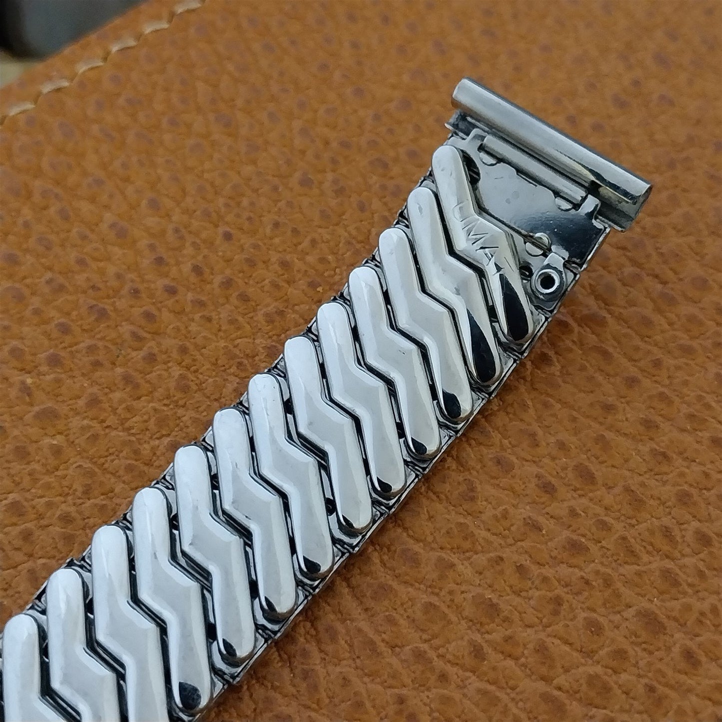 Eton USA 17.2mm Stainless Steel Expansion nos 1950s Vintage Watch Band