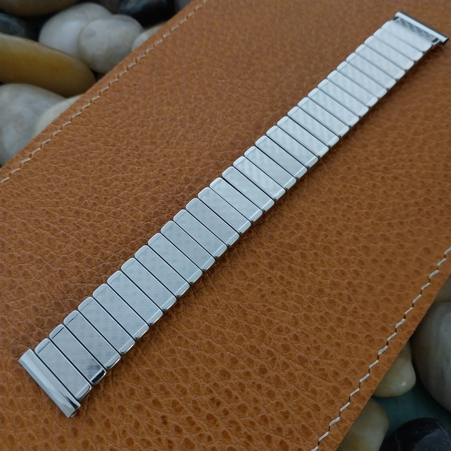 Eton USA 17.2mm 17mm 16mm Stainless Steel Expansion nos 1950s Vintage Watch Band