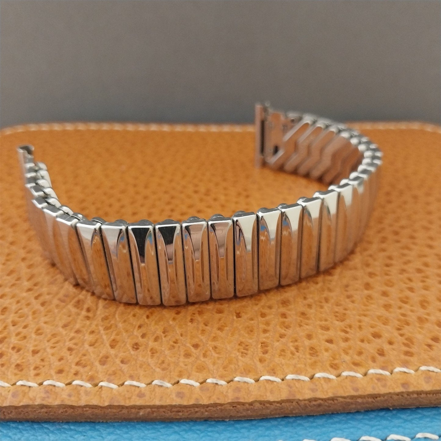 Eton Vintage 17.2mm 17mm 16mm Stainless Steel Expansion Unused 1950s Watch Band