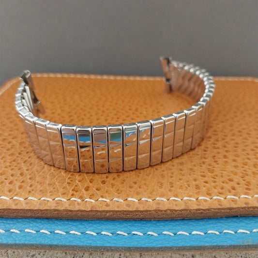 Vintage 1950s 19mm 18mm 17mm Eton Stainless Steel Expansion Unused Watch Band