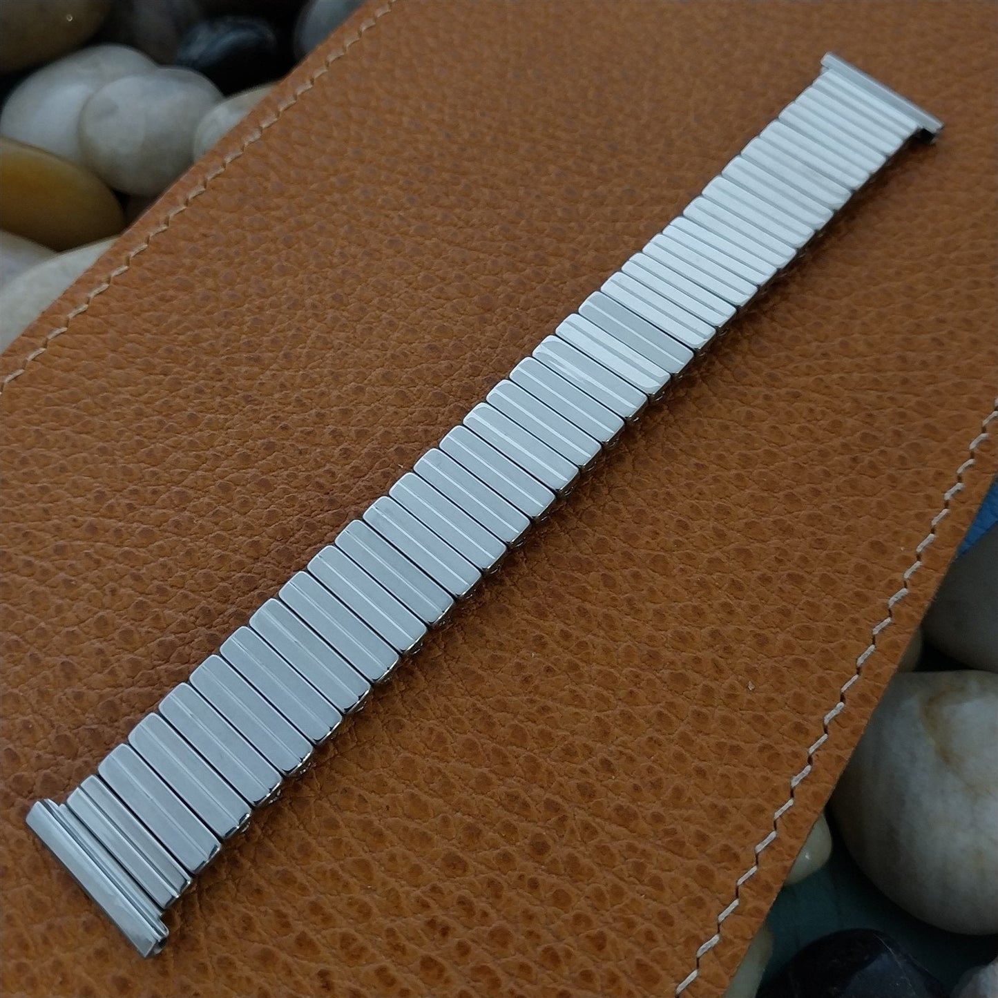 Vintage 1950s Eton 19mm 18mm 16mm Stainless Steel Classic Stretch Watch Band