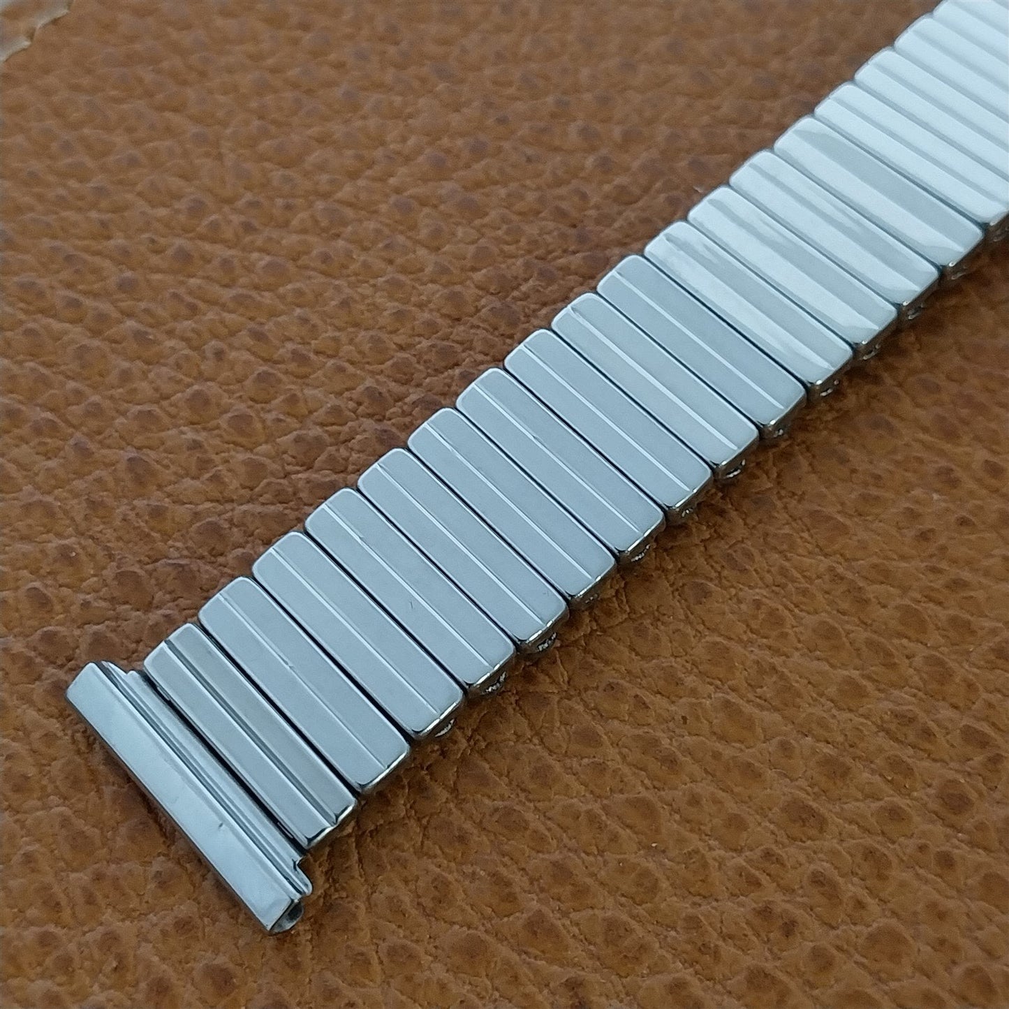 Vintage 1950s Eton 19mm 18mm 16mm Stainless Steel Classic Stretch Watch Band