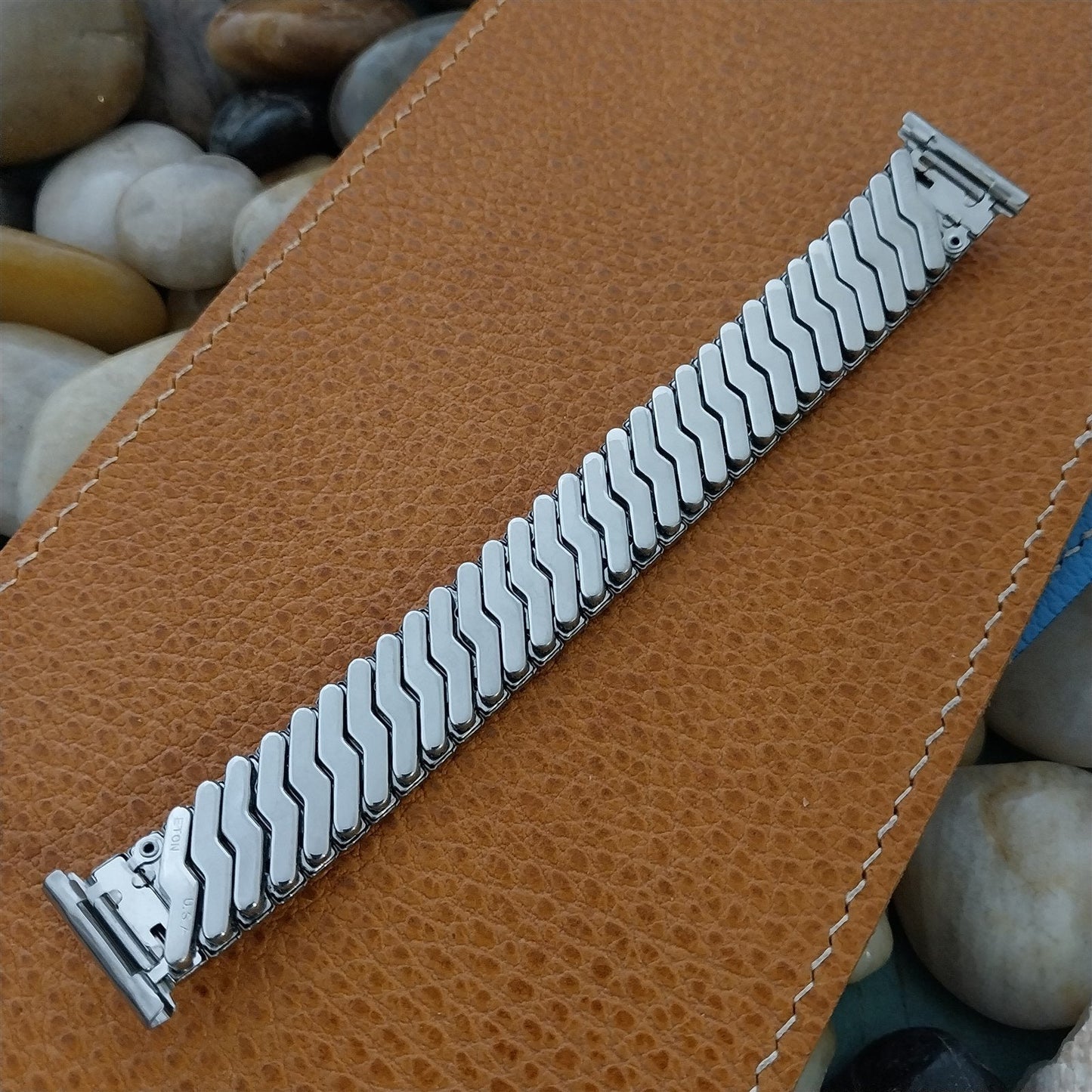 Vintage 1950s Eton 19mm 18mm 16mm Stainless Steel Classic Stretch Watch Band