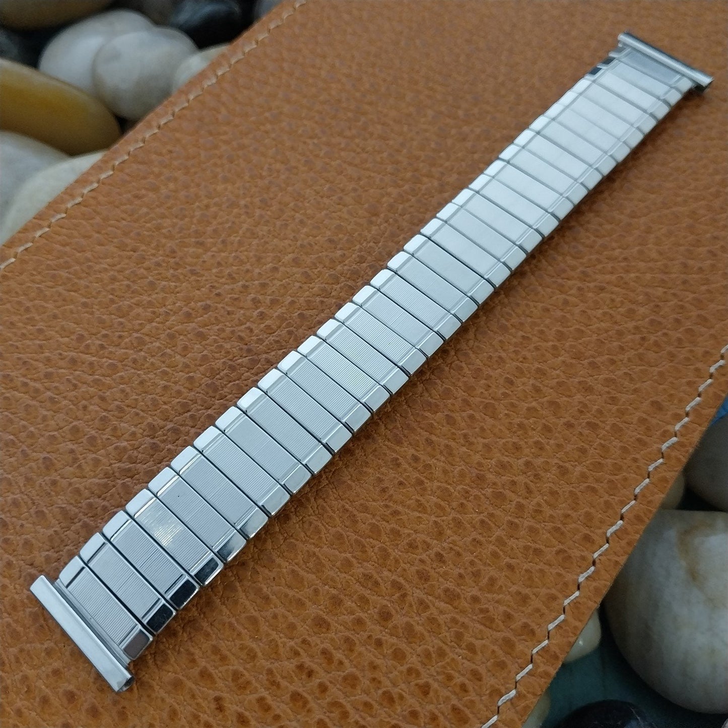 1950s Eton 16mm 18mm 19mm Stainless Steel Expansion Vintage Unused Watch Band